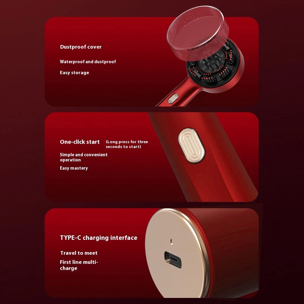 Masajeador Capilar Eléctrico con Luz Roja